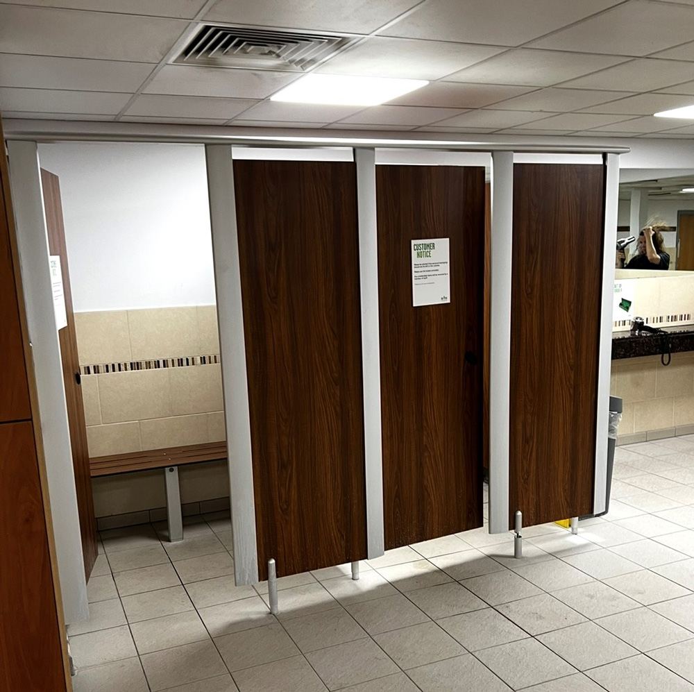 Cubicles before wrapping